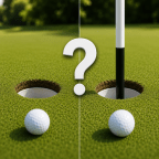 Should you putt with the pin out or the pin in?